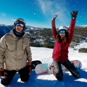 Snowboard binding and boots Hire Falls Creek